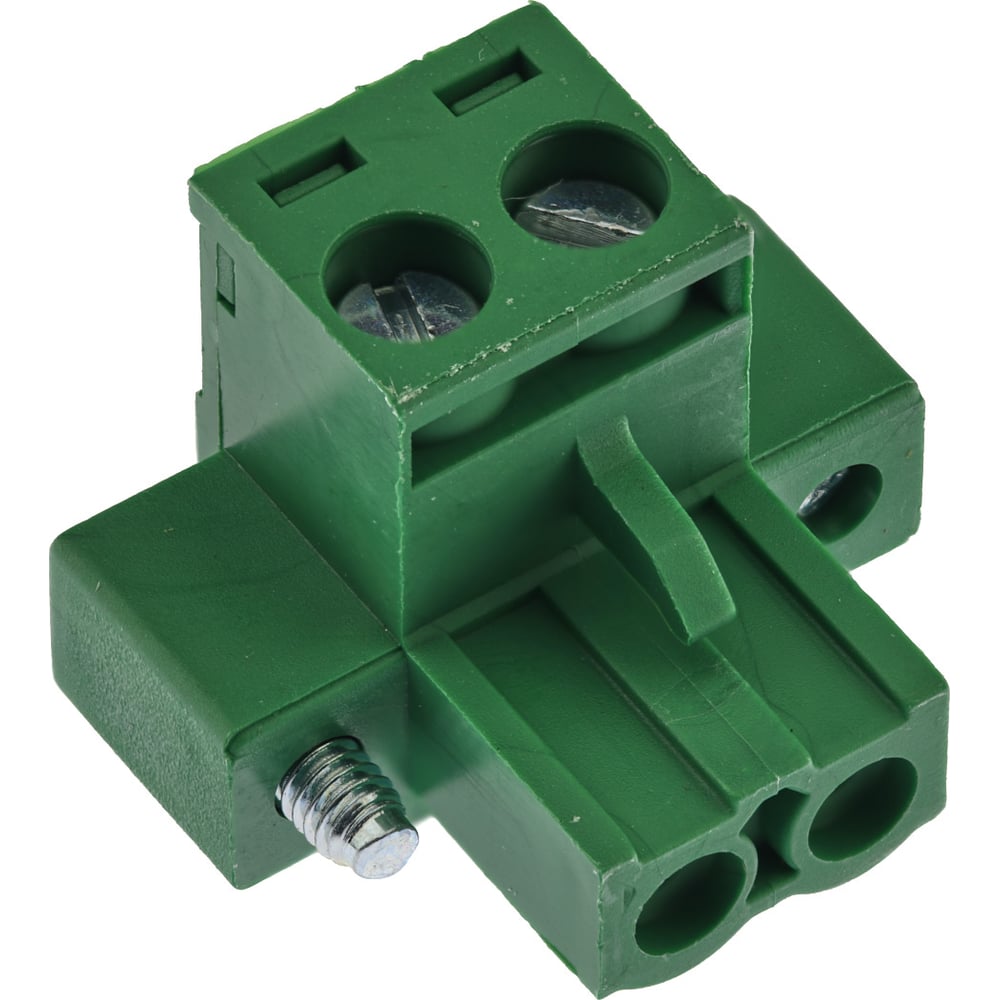 Изображение товара Клеммник KEEN SIDE KSE-2EDGKM-5.0-02P 100 шт. зеленый монтаж на кабель