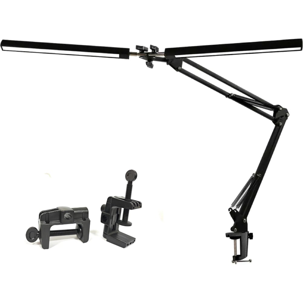 Изображение товара Настольный светодиодный светильник Спутник 24Вт с регулятором черный