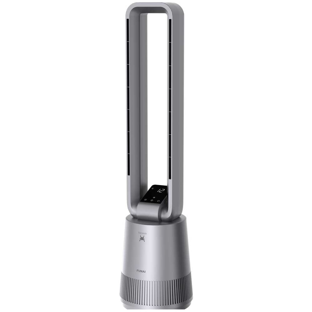 Изображение товара Безлопастный вентилятор-очиститель воздуха FUNAI TOZAMA FBP-95E-GR с HEPA фильтром