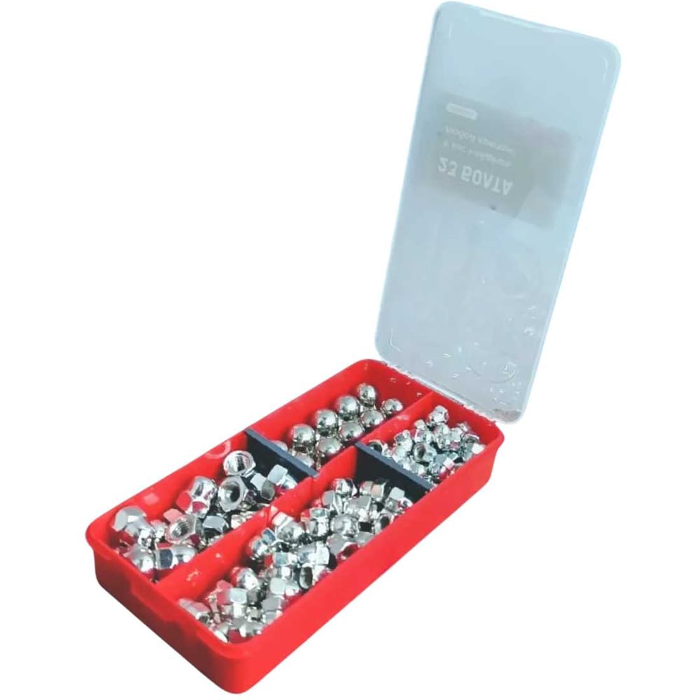 Изображение товара Комплект гайок и болтов из нержавеющей стали М5-М10 с органайзером