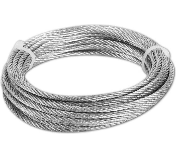 Изображение товара Трос стальной 23 Болта 3/4 ОЦ в оплетке, 20 метров B6H100304032000-20м