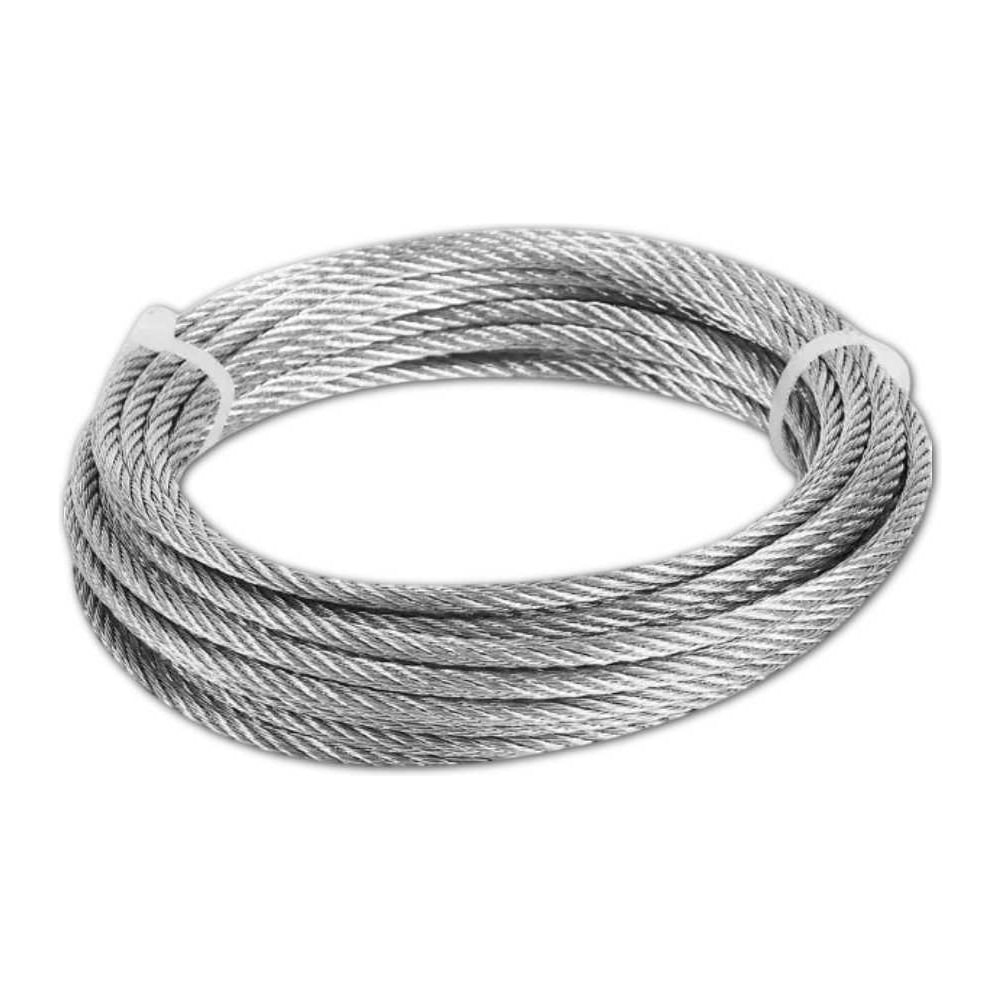 Изображение товара Стальной трос 23 Болта 3/4 ОЦ в оплетке 10 метров для крепежа и монтажа