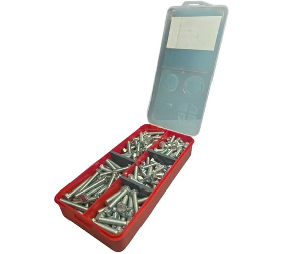 Изображение товара Болты высокопрочные 23 Болта М6 ОЦ к.п.8.8 DIN933 органайзер НАБОР 2 1000131