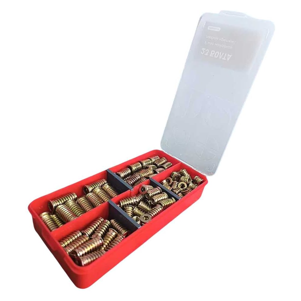 Изображение товара Комплект втулок с потайным фланцем 23 Болта М6 М8 в органайзере 140 шт