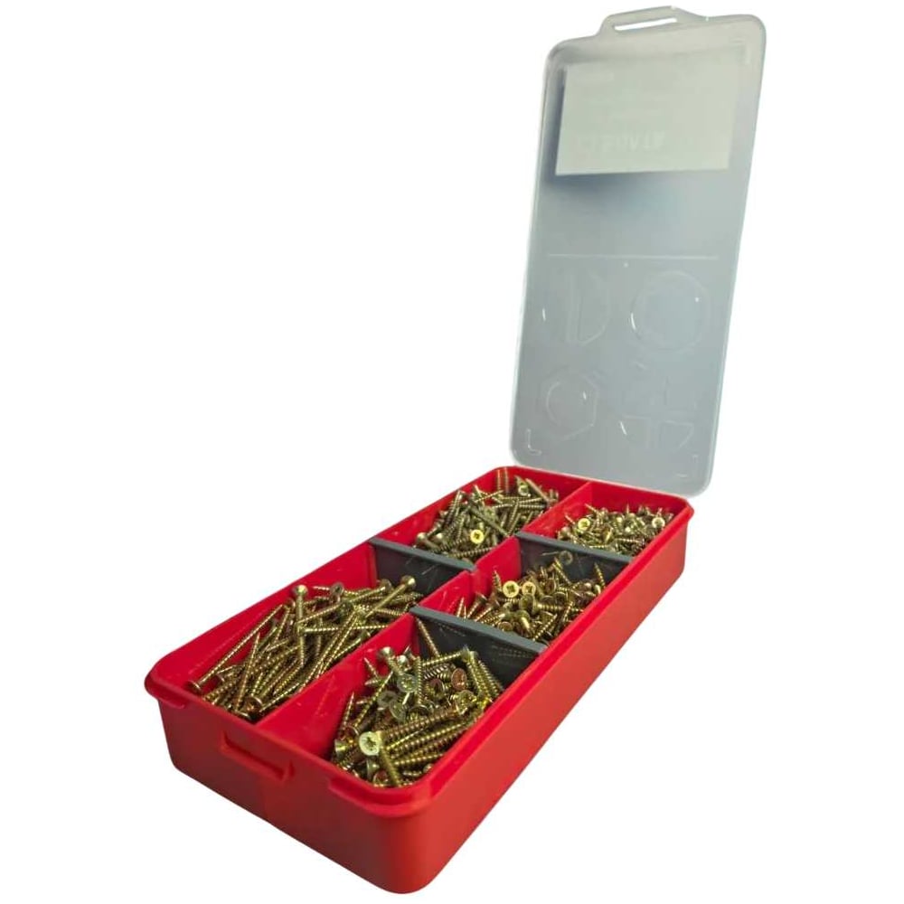 Изображение товара Саморезы по дереву М6 23 Болта в органайзере 100 шт