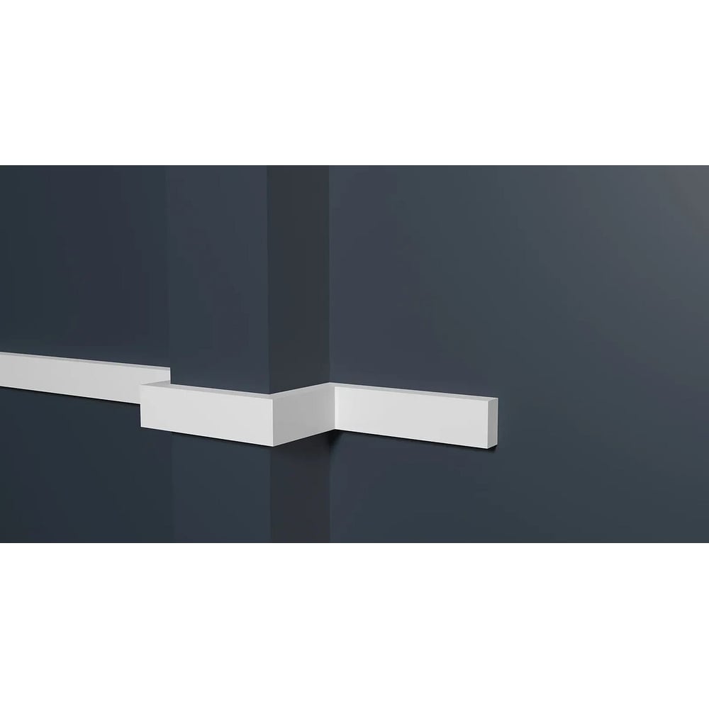 Изображение товара Молдинг Decor-Dizayn 20х10мм 3м белый влагостойкий декоративный материал