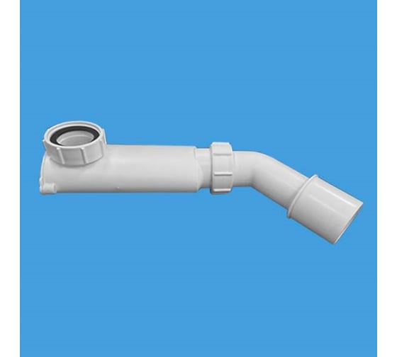 Изображение товара Сифон McAlpine  тип сухой гидрозатвор (ГОРИЗОНТАЛЬНЫЙ) 1 1/4вн-40мм с переходни 40/50 WV-1-50-T135