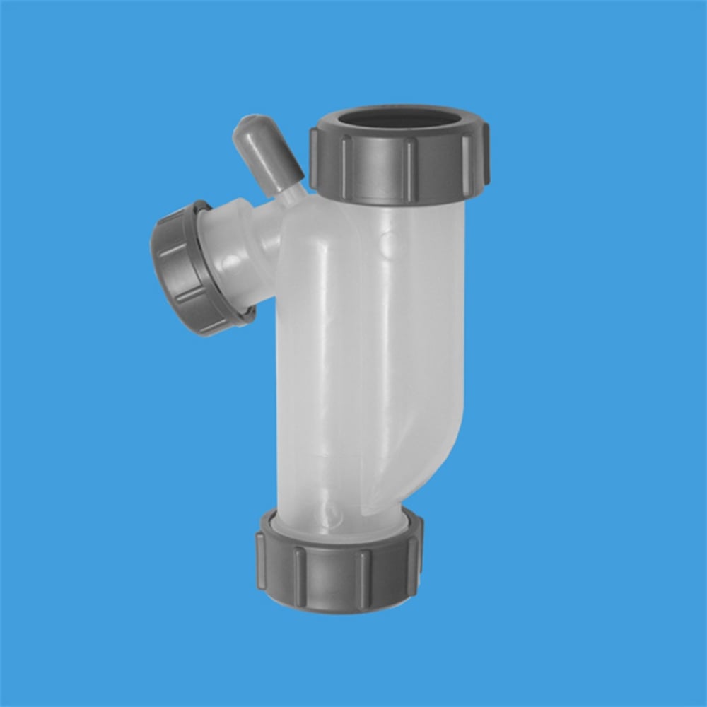 Изображение товара Сифон McAlpine Без Выпуска трубный S-обр. для раковины и мойки