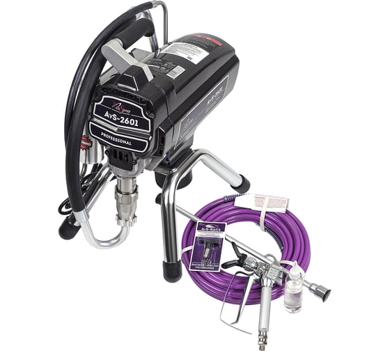 Изображение товара Окрасочный аппарат AktiSpray комплект, 2,6 л/мин, 220 бар, 1800 Вт, 220 В, 50 Гц AvS-2601