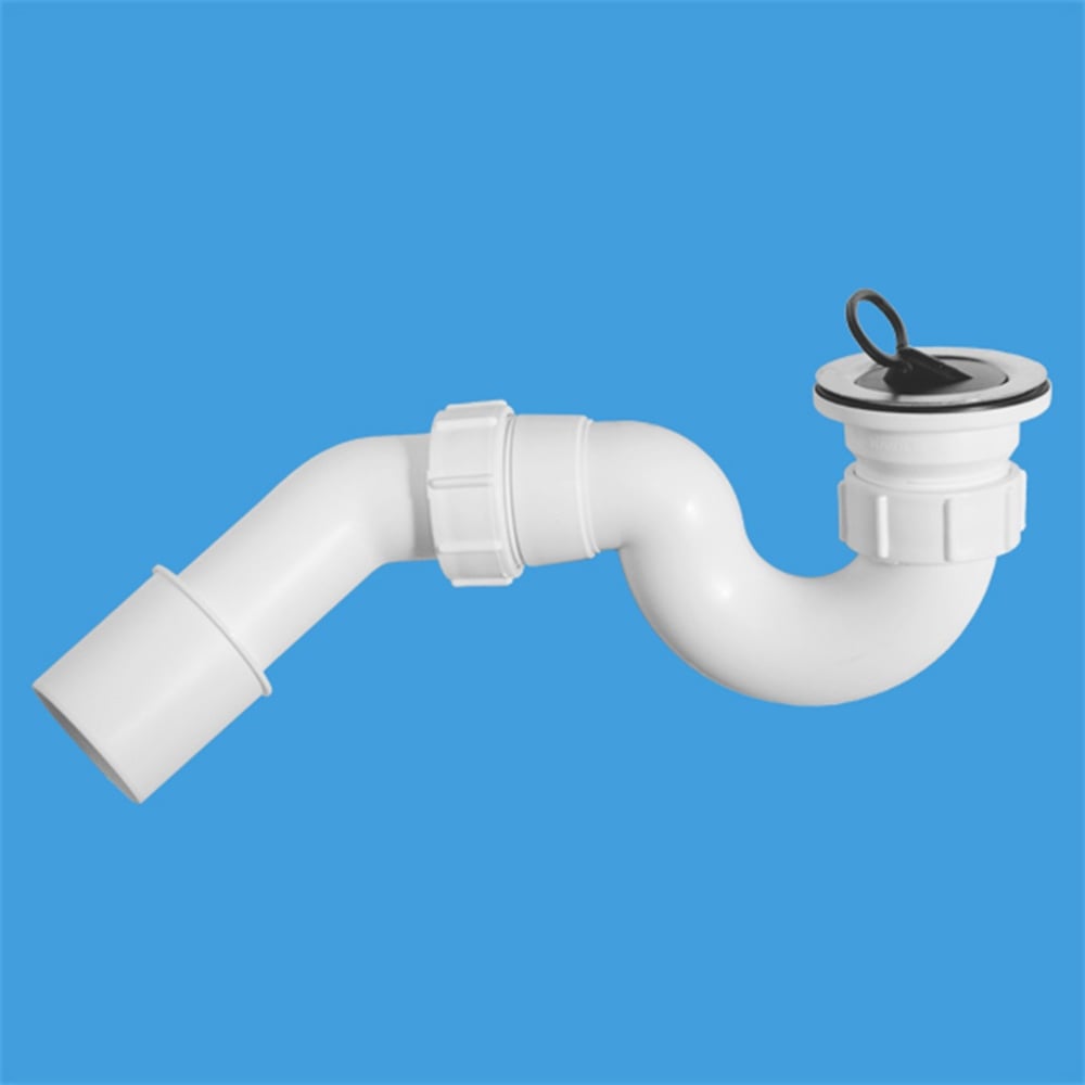 Изображение товара Трап для поддона McAlpine MRB3 40 мм, белый, хром решетка, профессиональный