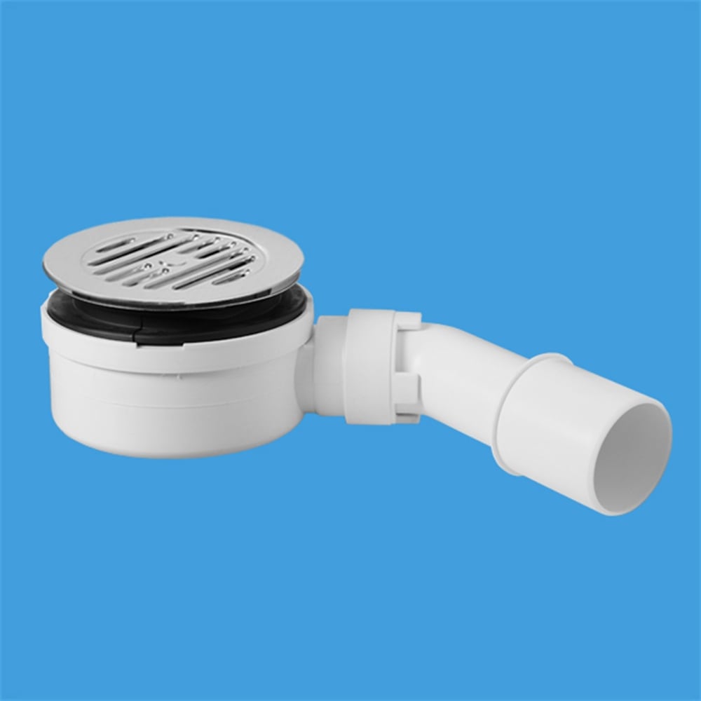 Изображение товара Трап для поддона McAlpine 105 мм, белый с хромом, MRS10CSP