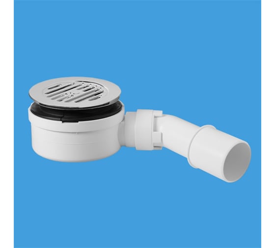 Изображение товара Трап для поддона McAlpine (выпуск105мм)  90/100, h=53мм с трубкой 40/50 MRS10CSP