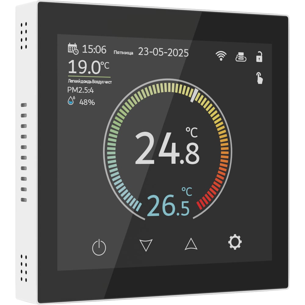 Изображение товара Умный сенсорный терморегулятор Werkel W1851101 с Wi-Fi и дисплеем