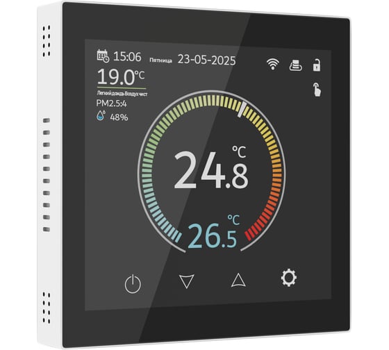 Изображение товара Умный сенсорный терморегулятор Werkel с LCD дисплеем W1851101 белый a071604