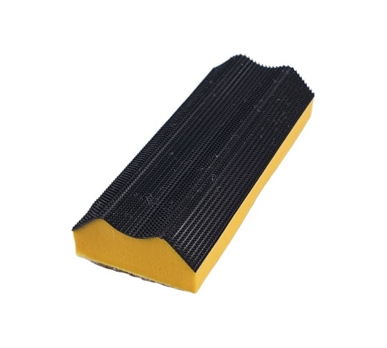 Изображение товара Профильная шлифовальная база под липучку Uniq tool конусная, с вогнутым торцом 97x39x19 UTG-1003