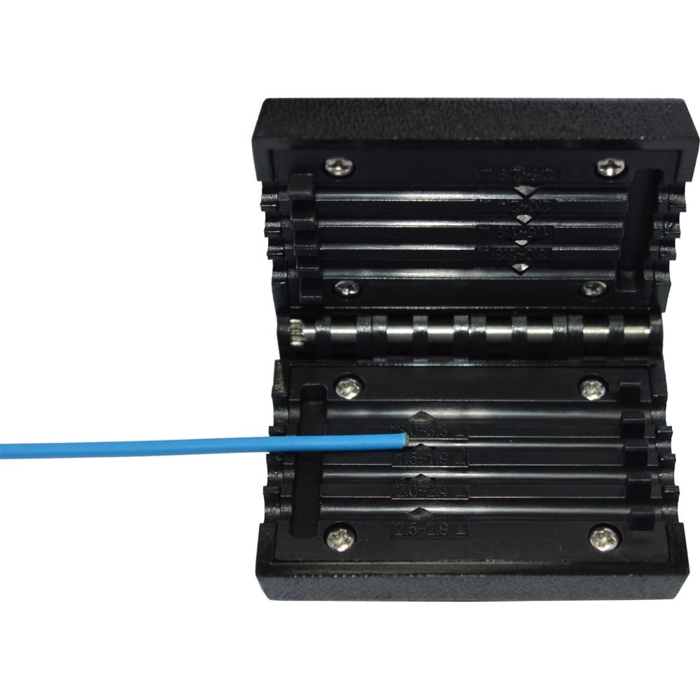 Инструмент для продольной резки модулей оптического кабеля LANMASTER инструмент для продольной резки оболочки оптического кабеля lanmaster