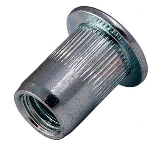 Изображение товара Гайка заклепка стандартный бортик с насечкой М12х23. 200 шт. Крепсталь K002414