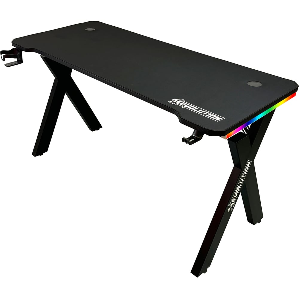 Изображение товара Игровой компьютерный стол EVOLUTION X-Hover RGB стильный и функциональный