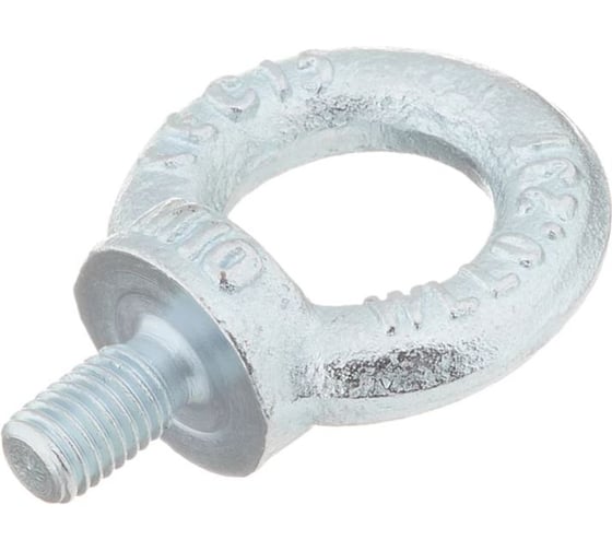 Изображение товара Рым болт Крепсталь DIN 580, М6, цинк, полная резьба, 20 шт. K002739