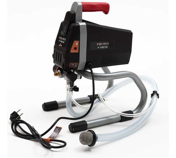 Изображение товара Окрасочный безвоздушный аппарат Polyecs электрический краскораспылитель -150 1000 Вт 1,4 л/мин P-150C1M