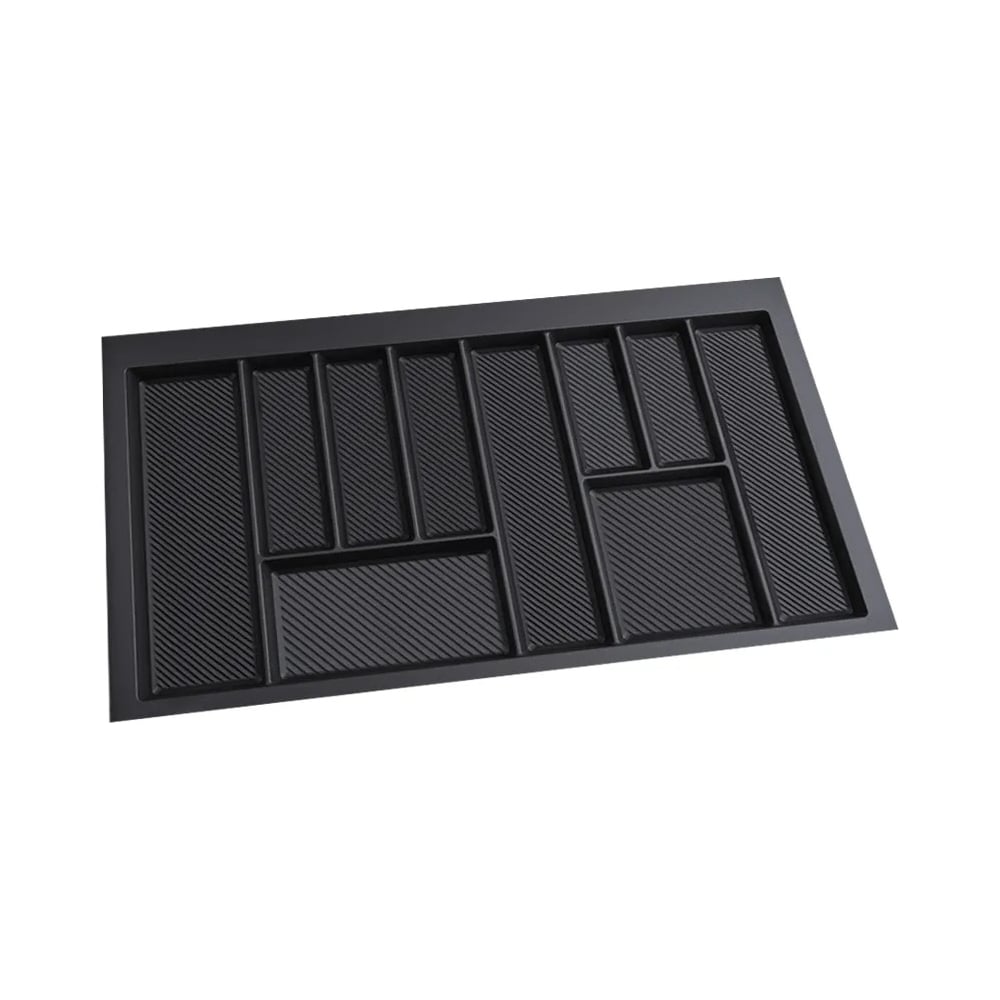 Изображение товара Лоток для столовых приборов GTV 900 антрацит 10 сегментов пластик