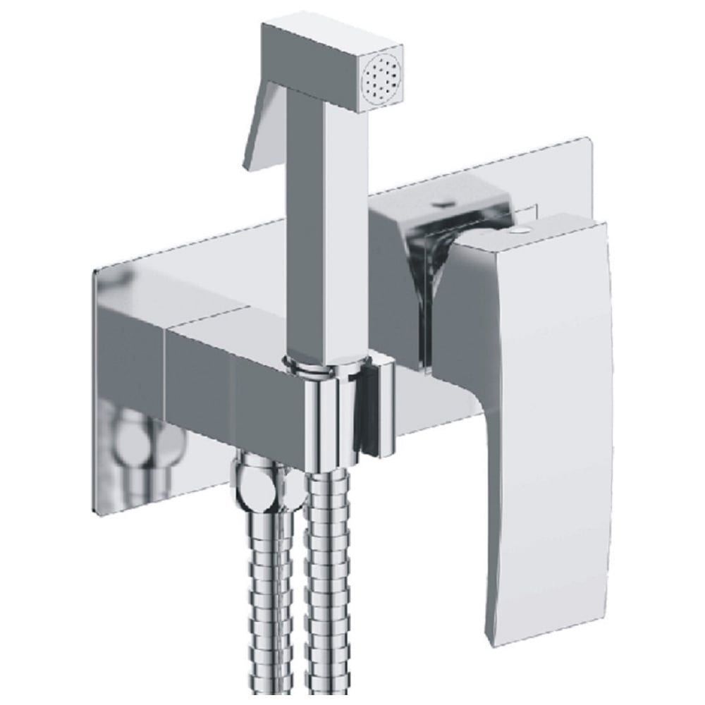 Изображение товара Смеситель для биде ALOUTE встраиваемый с гигиеническим душем хром A1115