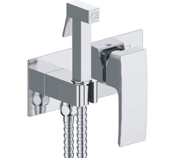 Изображение товара Смеситель для биде ALOUTE встраиваемый с гигиеническим душем хром A1115