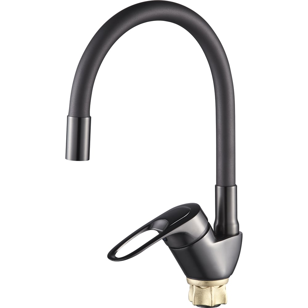 Изображение товара Смеситель для кухни ALOUTE с гибким изливом графит A3193Y