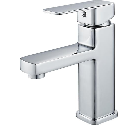 Изображение товара Смеситель для умывальника ALOUTE Тюльпан с коротким изливом, хром, крепление на гайке A1001