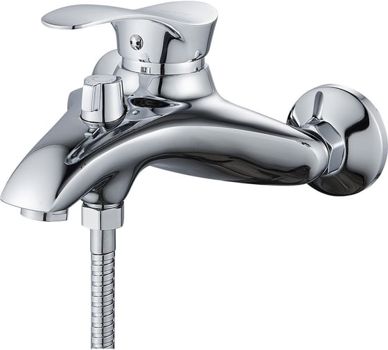Изображение товара Смеситель для ванны ALOUTE однорычажный, монолитный короткий излив 120 мм, цвет хром A0102