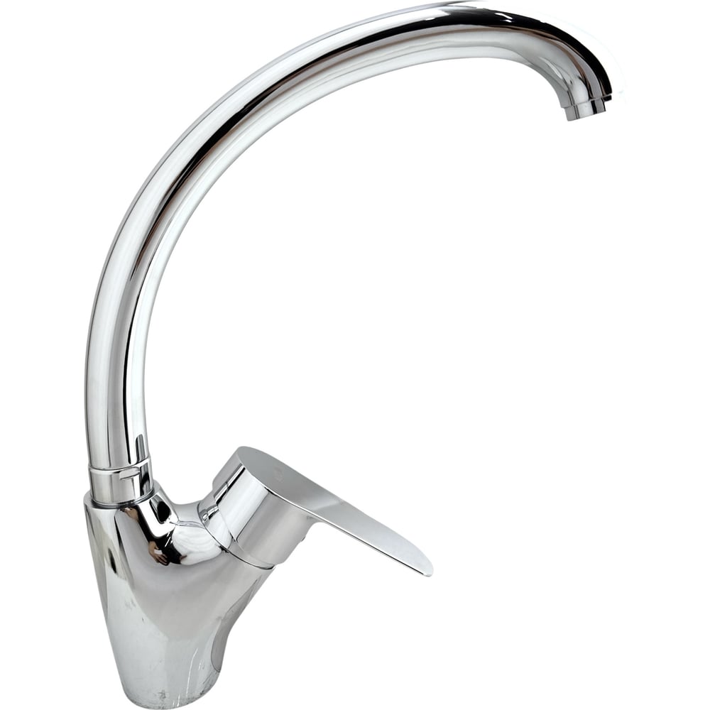 Изображение товара Смеситель для кухни АЛОУТЕ с боковой ручкой и поворотным изливом хром A0813