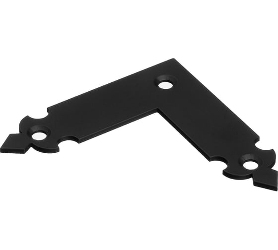 Изображение товара Уголок "Готика" 75х75х20 черный (комплект 5 шт)