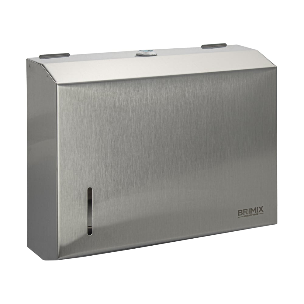 Изображение товара Диспенсер для бумажных полотенец BRIMIX Z из нержавеющей стали, настенный