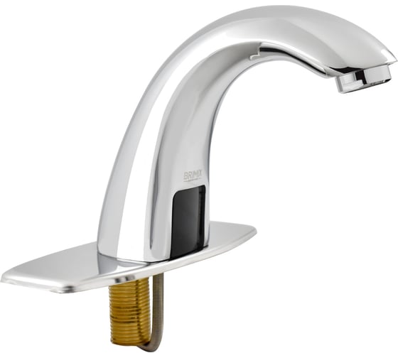 Изображение товара Смеситель сенсорный для раковины, латунный корпус, цвет ХРОМ. Brimix 089