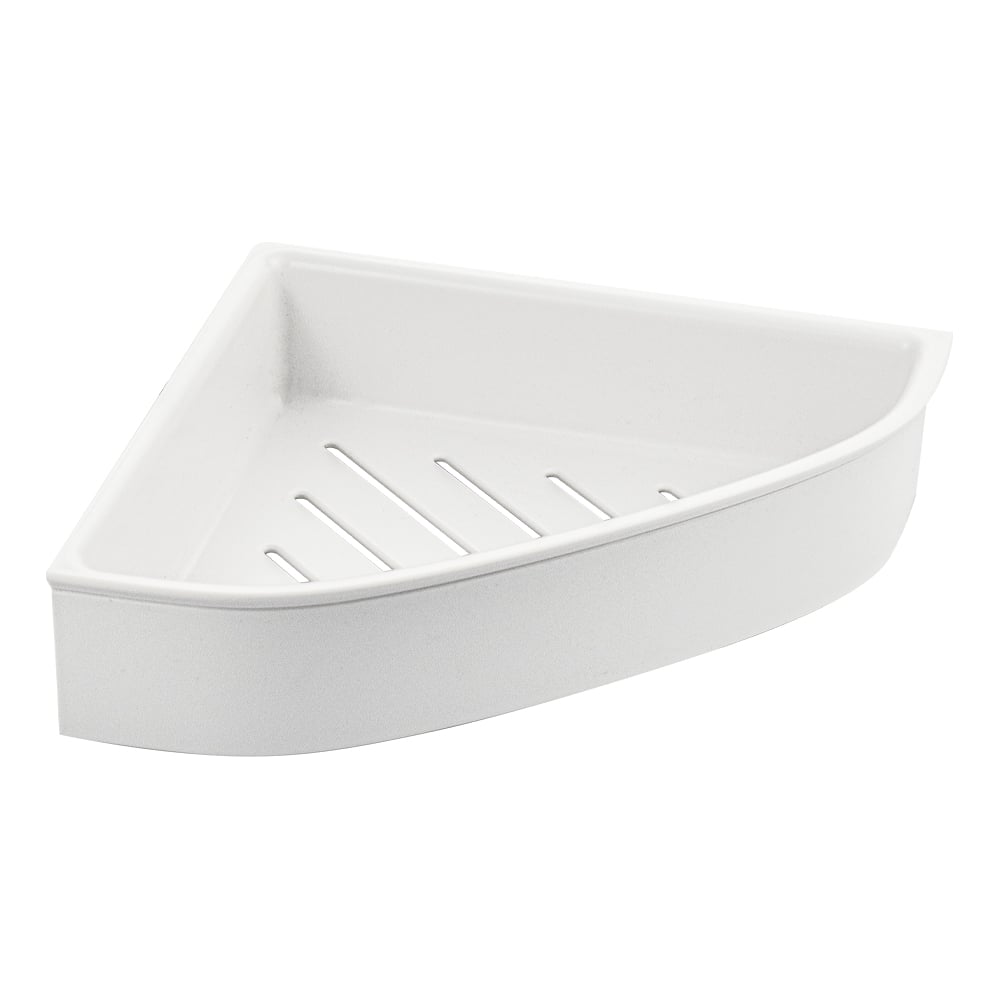 Изображение товара Полочка угловая Brimix из ABS пластика, белая матовая, модель 5677