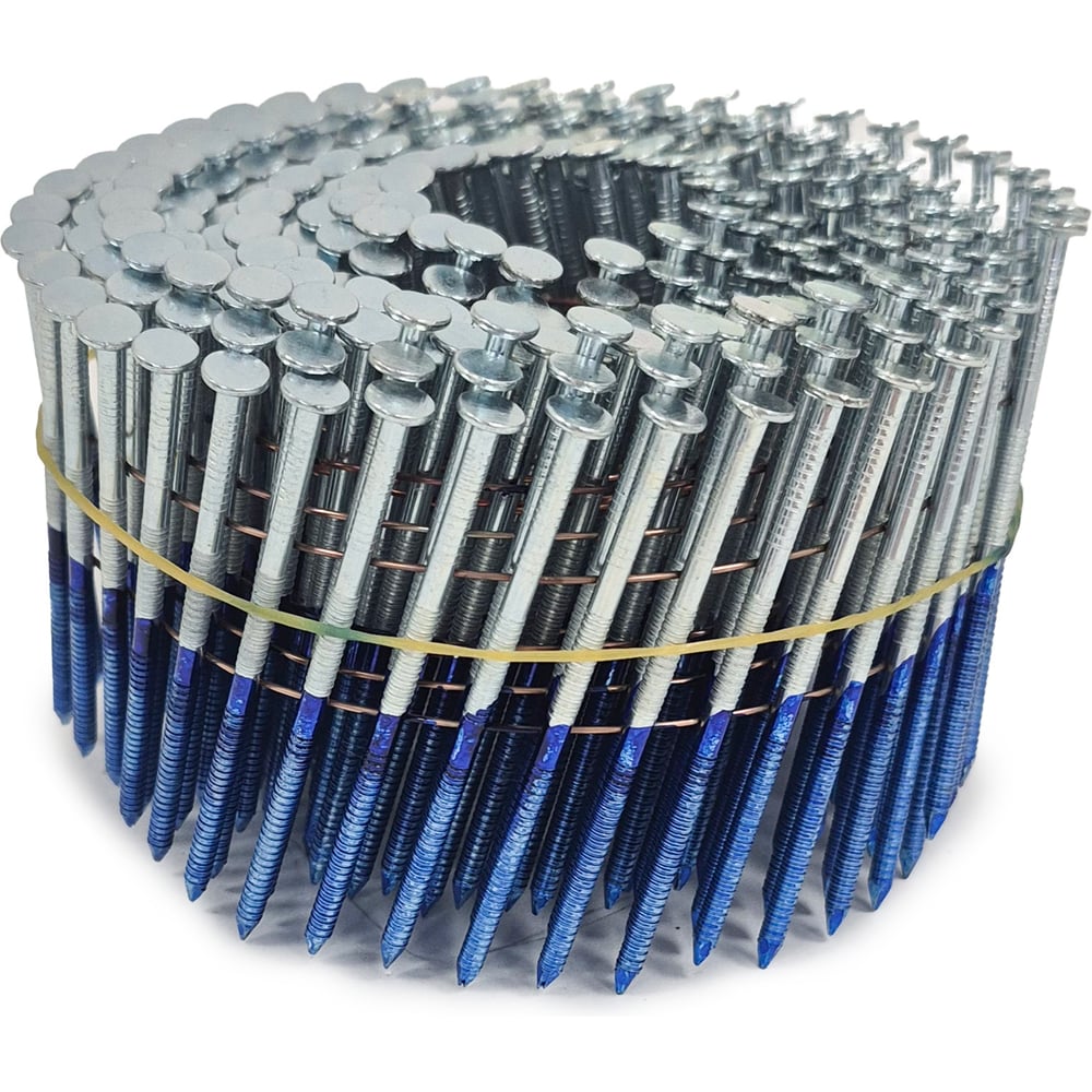 Изображение товара Строительные барабанные гвозди Finka 2.8х70 Ring NK цинк 3000 шт CN-2870NK-R