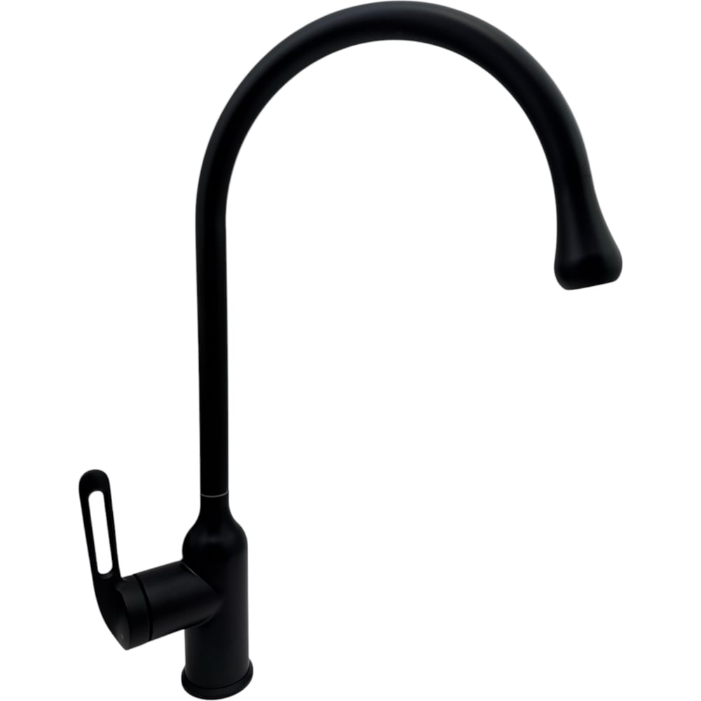 Изображение товара Смеситель для кухни OUTE с высоким изливом из нержавеющей стали SUS 304 черный