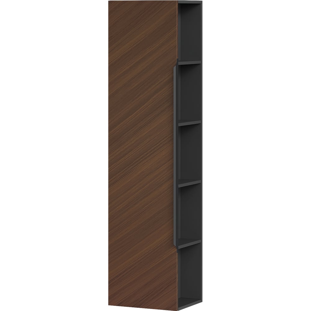 Изображение товара Навесной пенал EQUIL Forest 40.R/L, орех/графит, современный стиль