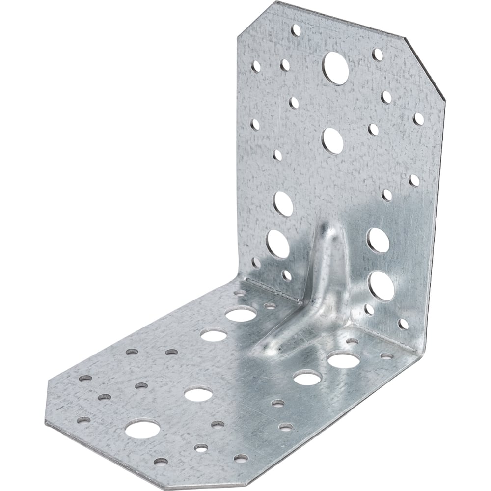 Изображение товара Крепежный усиленный уголок 130х130х100 мм цинк Gigant 124149