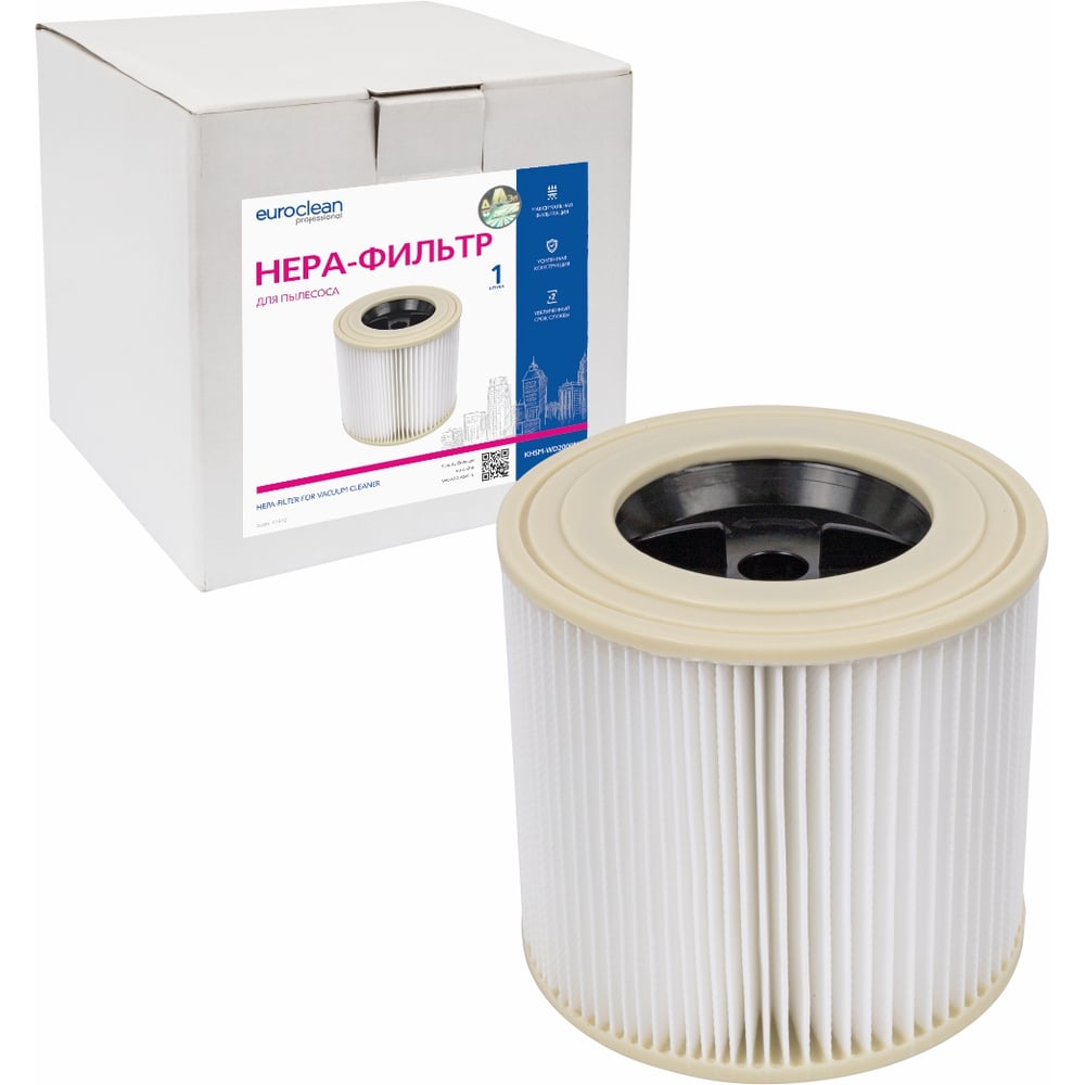 Изображение товара HEPA-фильтр Euroclean синтетический для промышленного пылесоса KHSM-WD2000N