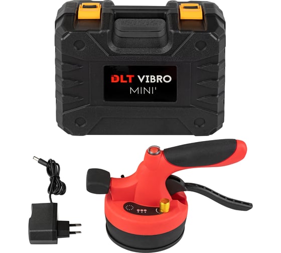 Изображение товара Виброприсоска для укладки плитки DLT VIBRO Mini, диам.чаши 115мм, удерж. вес до 30кг, 1504