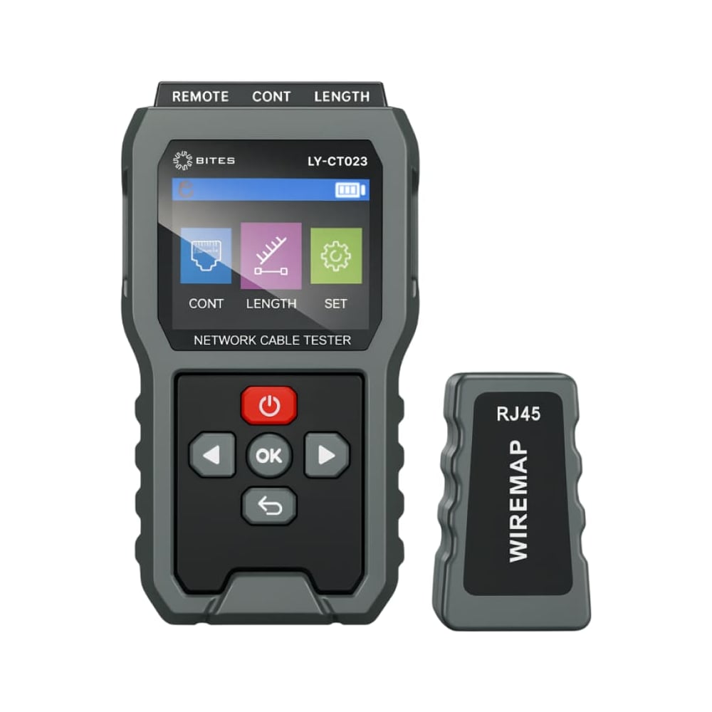 Изображение товара Тестер кабеля 5bites UTP STP TEL TDR LCD LY-CT023 для проверки витых пар