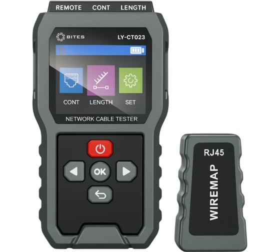 Изображение товара Тестер кабеля  5bites UTP / STP / TEL / TDR / LCD LY-CT023