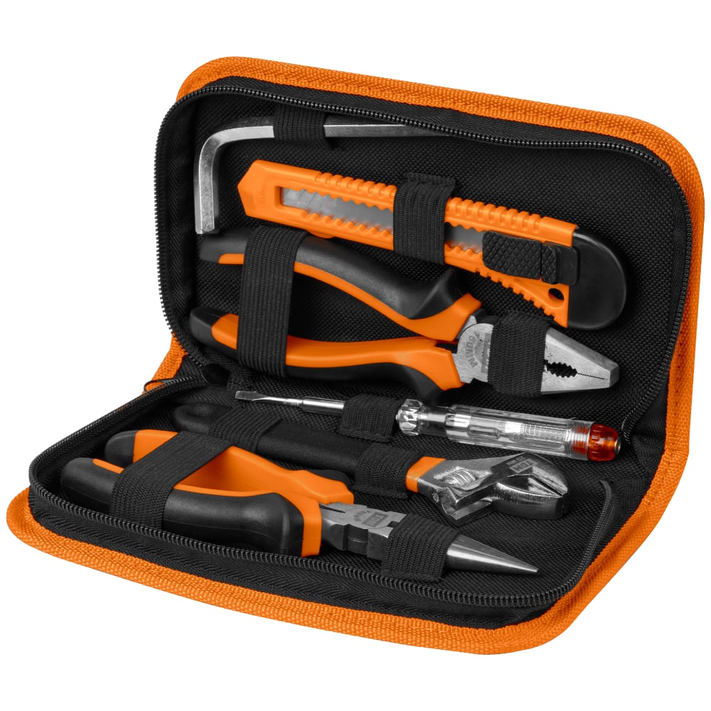 Изображение товара Слесарный набор TDM ELECTRIC Гранит №1 6 предметов в тканевом чехле