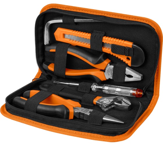 Изображение товара Слесарный набор TDM ELECTRIC Гранит №1, 6 предметов, тканевый чехол SQ1014-0201