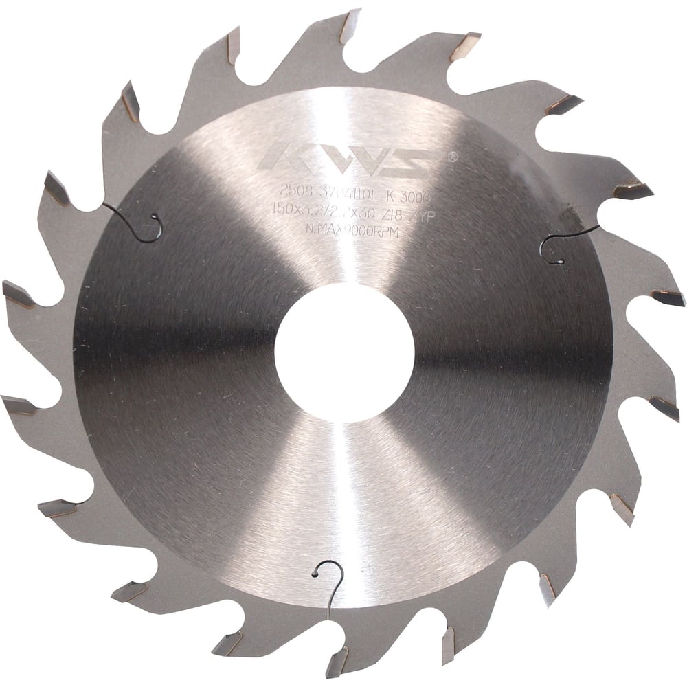 Изображение товара Пильный диск по дереву KWS 150х30х3.2 мм, 18 зубьев, ZYP 3000