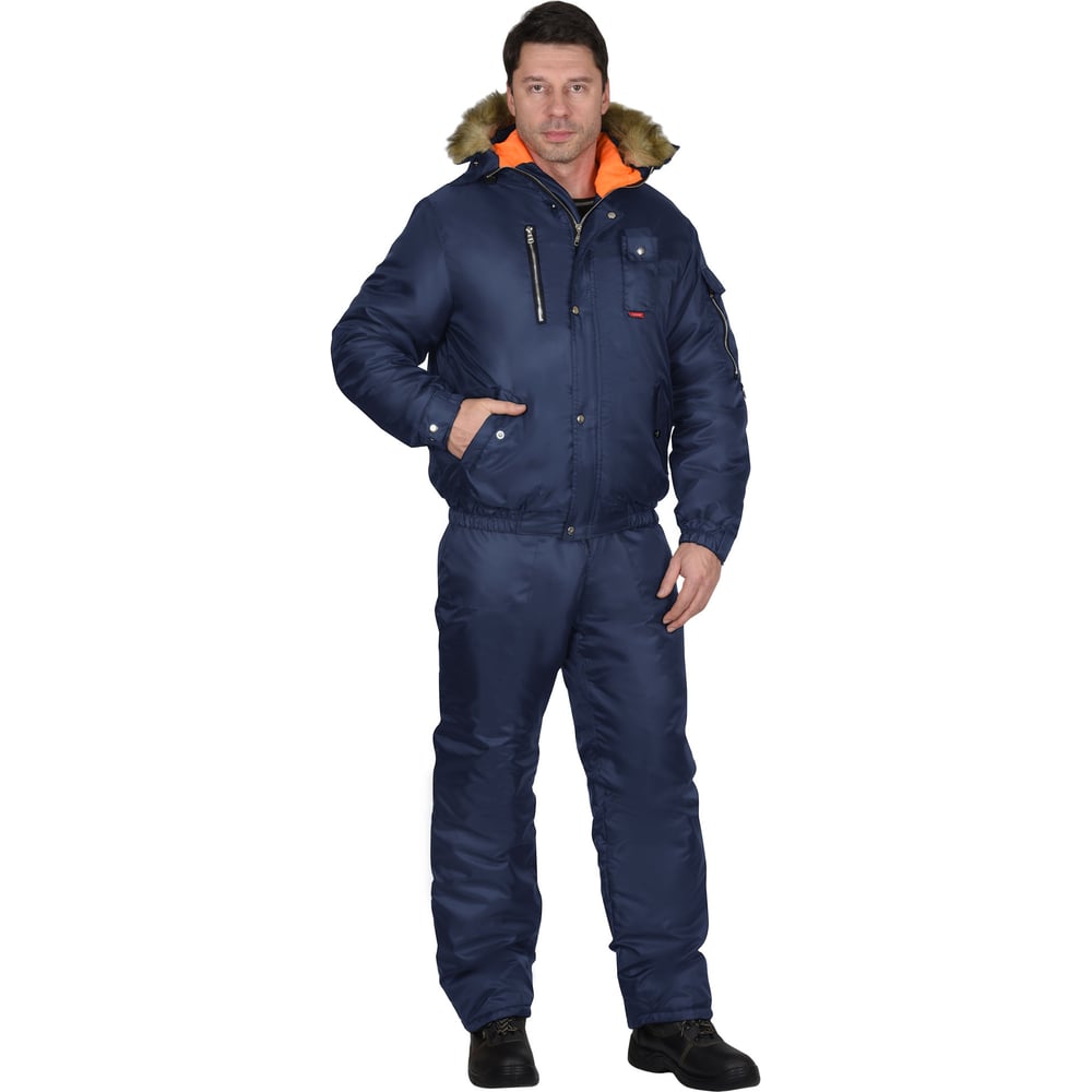 Изображение товара Мужская укороченная куртка СИРИУС АЛЯСКА-Р для холодной погоды темно-синяя