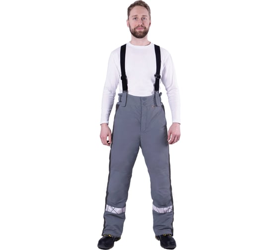 Изображение товара Брюки Iform ХАЙ-ТЕК SAFETY зимние, серый-черный (128-132, 170-176) Брю 217/128/170