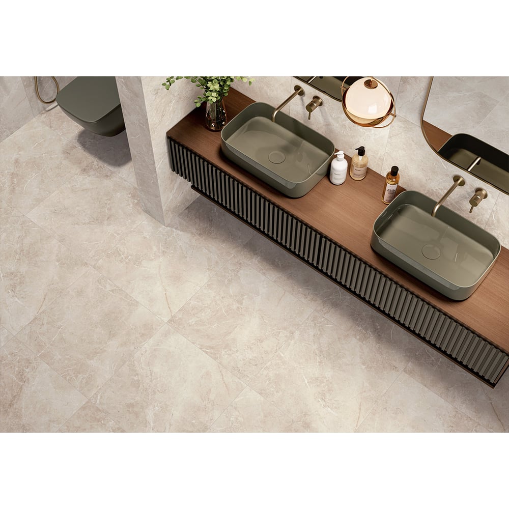 Изображение товара Керамогранит AlmaCeramica Aparel 600x600 лаппатированный бежевый