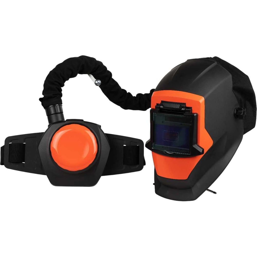 Изображение товара Маска сварочная с турбоблоком WELDER Ф8PRO REAL COLOR хамелеон 100x53 мм